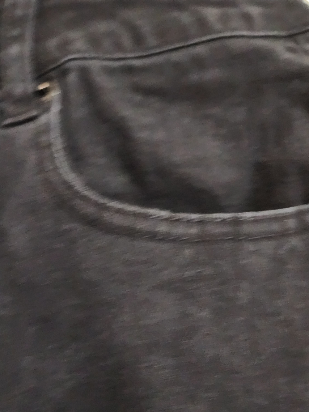 bloom Black Denim Bermuda Shorts with Branded Button - Picture 2 of 6